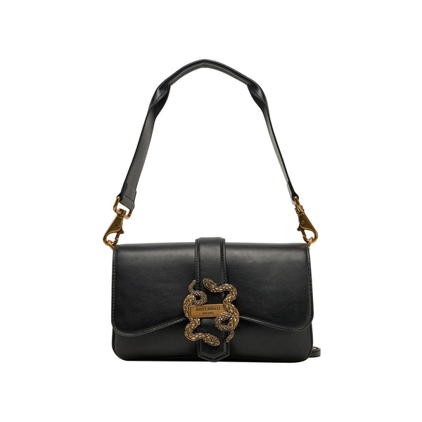 Just Cavalli Borsa a spalla Borsa Donna Iconic Snakes in ecopelle Nero P25 - JUST CAVALLI78RA4BA82SA89 - 899 - UNI - Francavilla Moda